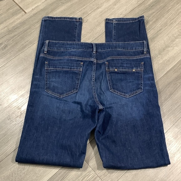 Banana Republic Medium Wash Classic Skinny Stretch Jeans size 12Long - Picture 3 of 9